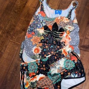 Adidas matching short Set